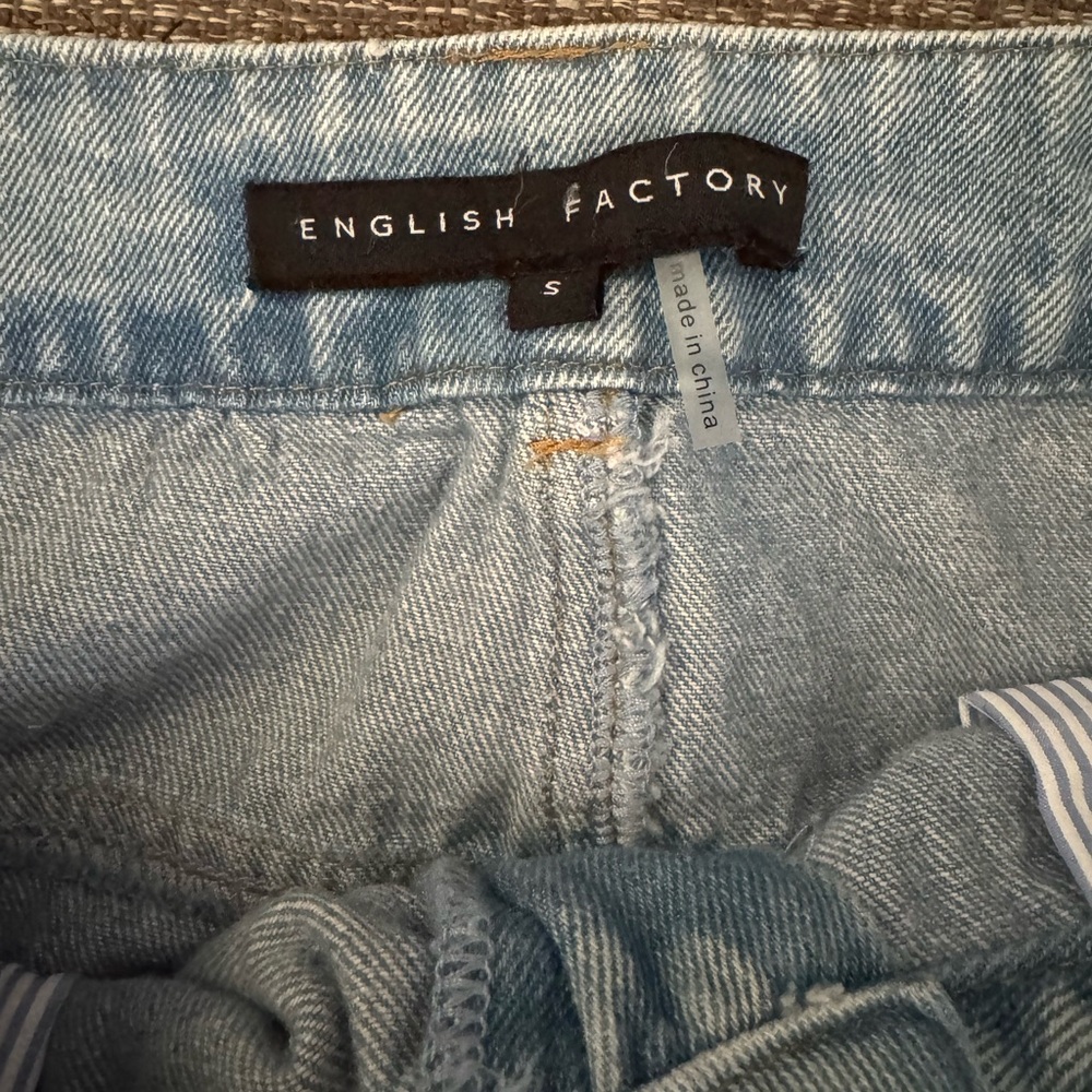 Denim Skirt -Ruffle - Picture 3 of 3